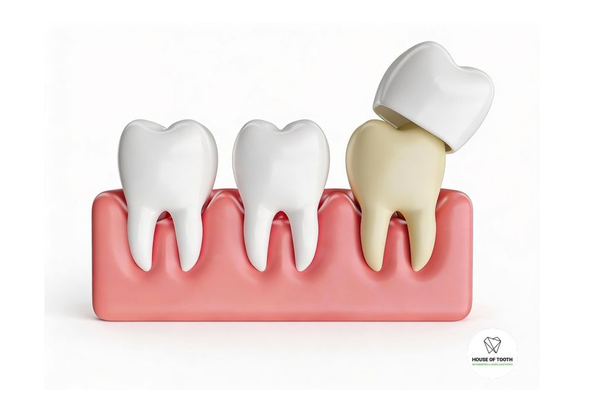 dental crown at house of tooth baner